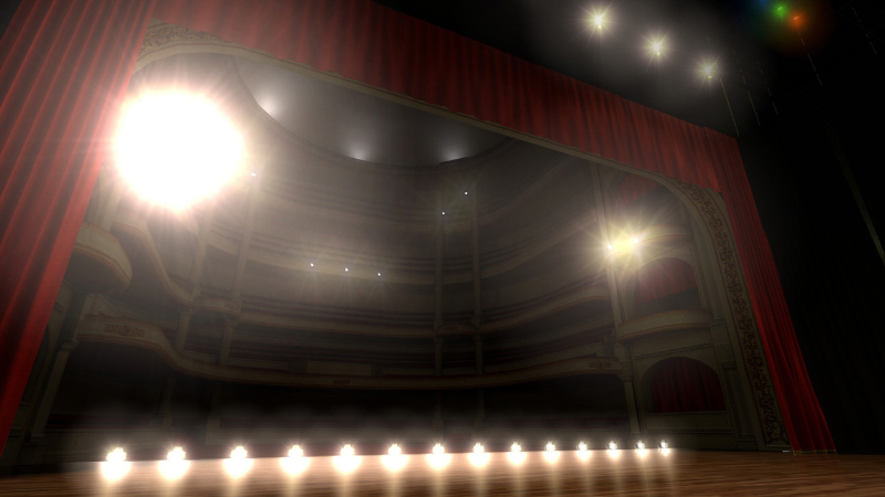 "Theater" - center stage